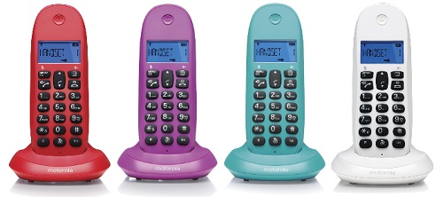 A Motorola C1001CB egyszerűen kezelhető vezeték nélküli telefon A Motorola C1001CB egyszerűen kezelhető vezeték nélküli telefon