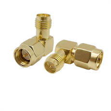SMA Male to RPSMA Female Right Angle Adapter Connector