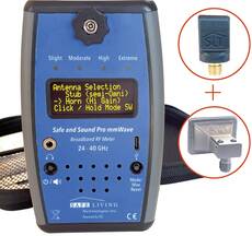 Safe & Sound PRO mmWave Handheld RF Meter with Rod & Horn Antenna