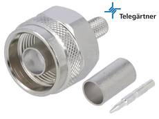 Telegartner N Male Crimp Connector For H-155 J01020A0119