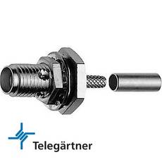 Telegartner SMA aljzat anyás krimp csatlakozó RG-174 J01151A0009
