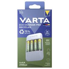 Varta Eco Charger Pro Recycled töltő 4x AA 2100mAh akkumulátorral