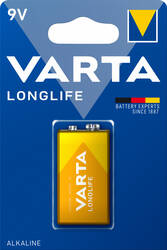 Varta Longlife 9V-os 6LR61 elem BL1