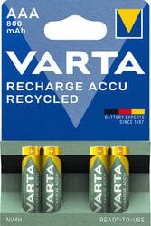 Varta Recycled akkumulátor mikro AAA 800 mAh BL4