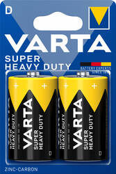 Varta Super Heavy Duty Goliath D R20 Dry Cell BL2