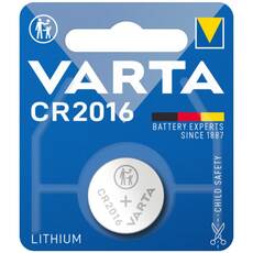 Varta CR 2016 Lithium Coin Cell BL1