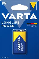 Varta Longlife Power 9V 6LR61 elem BL1