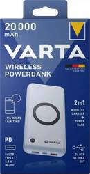 Varta Portable Powerbank with Wireless Charger 20.000mAh