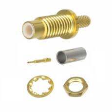 Amphenol SMC Male Crimp Connector For RG-174 (A kép illusztráció, amely opcionális eszközöket is tartalmazhat!) Amphenol SMC Male Crimp Connector For RG-174