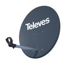 Televes szürke ISD parabola antenna 63 cm-es