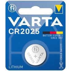 Varta CR 2025 Lithium Coin Cell BL1